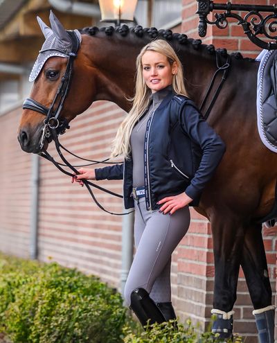 Harmaat ratsastushousut Weronika Charcoal Breeches PS of Sweden