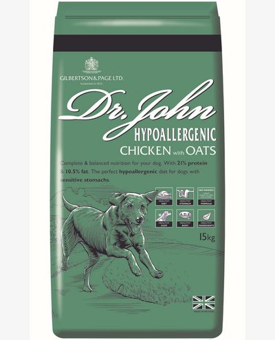 Dr John Hypoallergenic Chicken&Oats (12.5kg päiväystuote)