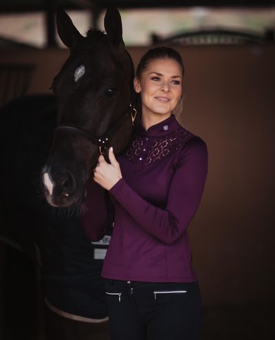 Purple Champion Equestrian Stockholm kisapaita (L)