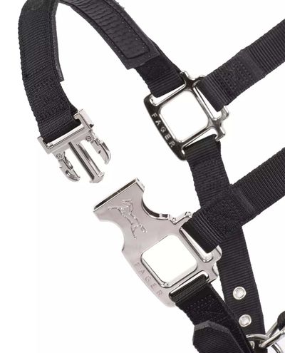 Riimu Smart Halter Nylon Black Fager