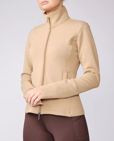 Camel takki Fleur Zip Sweater PS of Sweden