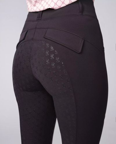 Mustat ratsastushousut Black Juliette Riding Thigts PS of Sweden