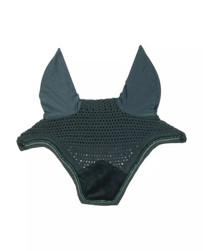Wellington Basic Velvet Pearls Pine Green Korvahuppu (Full)