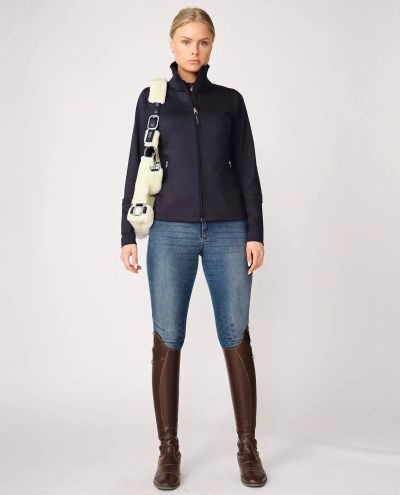 Navy Takki Mae Zip Sweater (XL) PS of Sweden