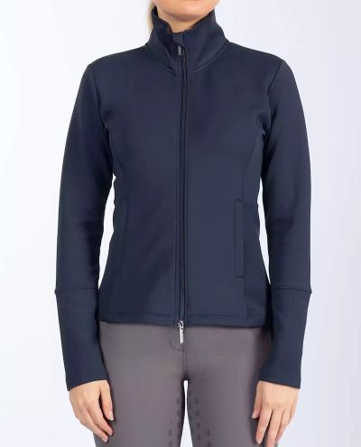 Navy takki Fleur Zip Sweater