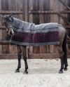 Heavy Fleece Loimi Square Fishbone 210x200cm (Grey/Bordeaux)
