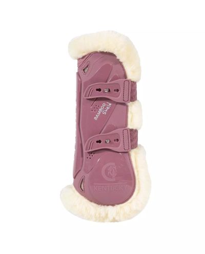 Vegan Sheepskin Bamboo Elastic jännesuojat Old Rose