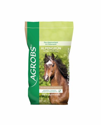 AlpenGrün Seniormüsli (näyte) Agrobs