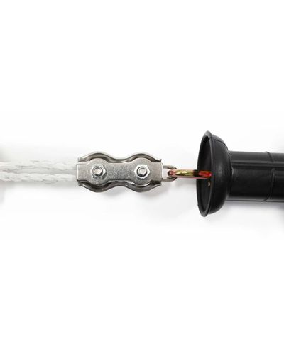 Köysiliitin 5-8mm aitaköydelle, ruostumaton teräs 6kpl