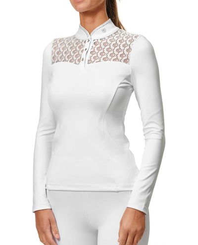 Kisapaita Crystal Champion Top Long Sleeve White 