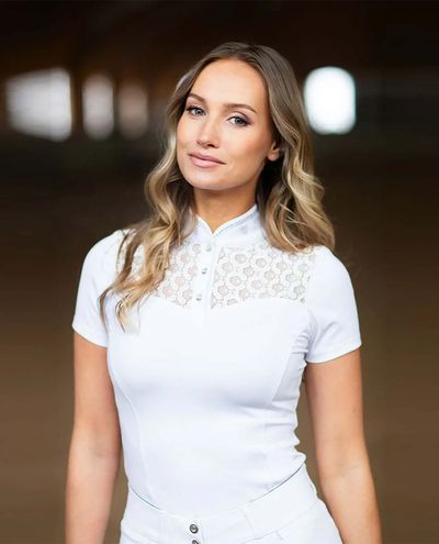 Kisapaita Crystal Champion Top Short Sleeve White 