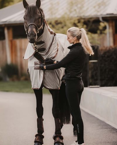 Kärpäsloimi Mesh fly rug classic silver