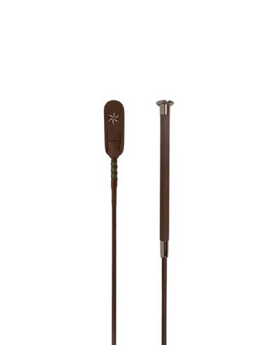 Kouluraippa Guidance, keinonahkakahva, ruskea 120 cm Velari