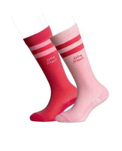 Lasten ratsastussukat Stripes 2-pack (Kentucky)