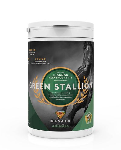 Green Stallion luonnonelektrolyytti (näyte)