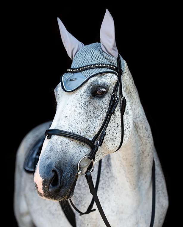Crystal Grey Korvahuppu Pony Equestrian Stockholm