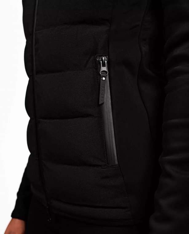 Siri Hybrid Jacket Black Fager